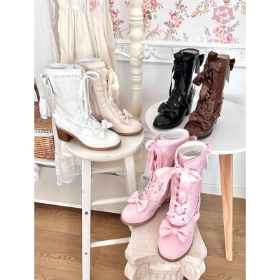 Sheep Puff Sheep's Little Hooves Short Boots(Limited Pre-Order/6 Colours/Full Payment Without Shipping)